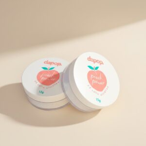 DAPOP - Pó facial solto ultra fino peach power 15g ( a unidade)